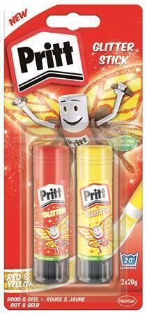 Lepicí tyčinka Pritt, se třpytkami, 2x20 g, HENKEL