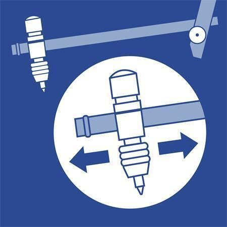 Kružítková sada Mars comfort 552, 3 ks, STAEDTLER 552 01