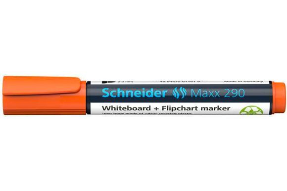 Popisovač na bílou tabuli a flipchart Maxx 290, oranžová, 1-3 mm, kuželový hrot, SCHNEIDER 129106