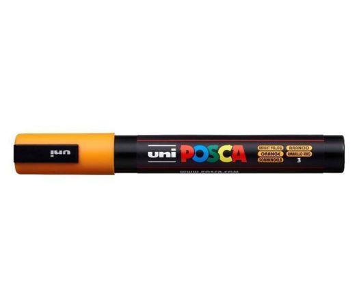 Dekorační popisovač Posca, světle žlutá, 1,8-2,5 mm, UNI