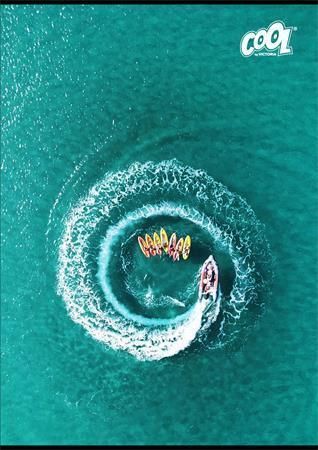 Sešit Boats, mix motivů, A4, čistý, 80 listů, COOL BY VICTORIA