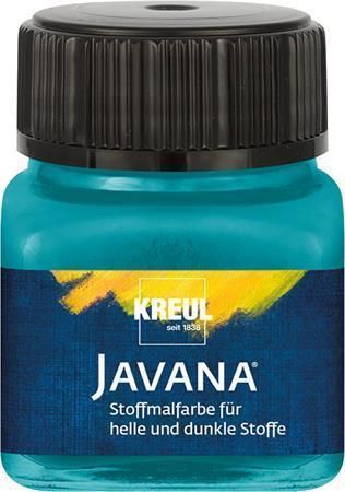 Barva na světlý a tmavý textil, tyrkysová, 20 ml, JAVANA, KREUL