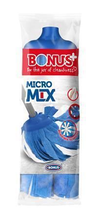 Náhradní mop MicroMIX, mikrovlákno a viskóza, 1ks, BONUS B532