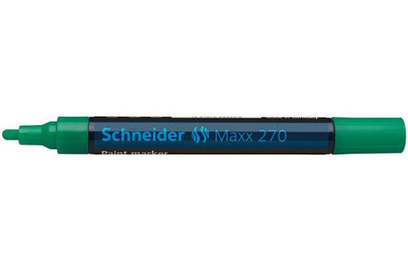 Permanentní lakový popisovač Maxx 270, zelená, 1-3mm, SCHNEIDER
