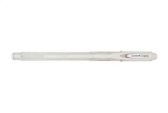 Gelové pero UM-120, bílá, 0,3mm, s uzávěrem, UNI