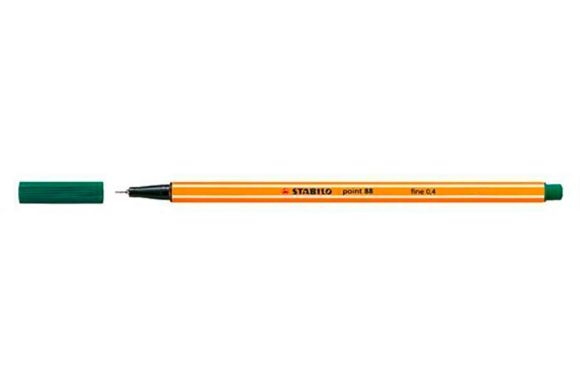 Liner  Point 88, borovicová zelená, 0,4mm, STABILO