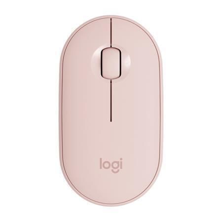 Optická bezdrátová myš Pebble M350“, růžová, Bluetooth, LOGITECH, 910-005717