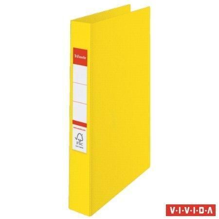 Kroužkový pořadač Standard, Vivida žlutá, 2 kroužky, 42 mm, A4, PP, ESSELTE