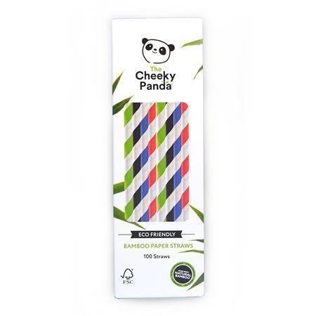 Brčko, mix barev, bambusové, rozložitelné, 100 ks, CHEEKY PANDA STRWMULTIX48 ,balení 100 ks Brčko, mix barev, bambusové, rozložitelné, 100 ks, CHEEKY PANDA STRWMULTIX48 ,balení 100 ks