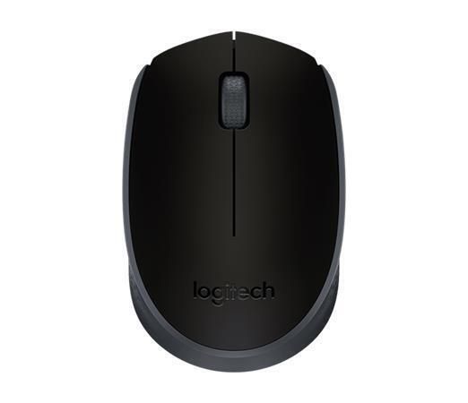 Myš M171, černá, bezdrátová, optická, USB, vel. střední, LOGITECH