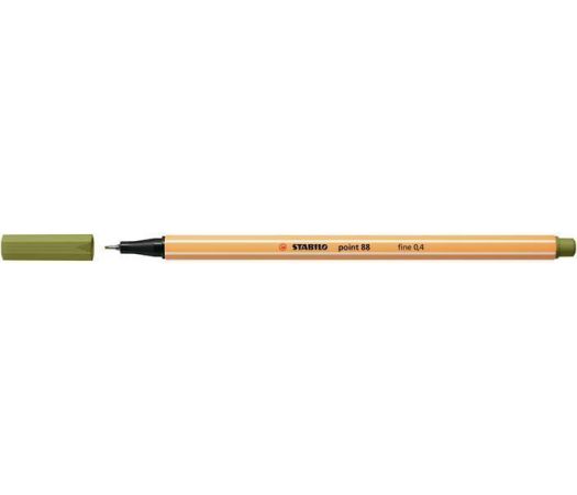 Liner Point 88, bahení zelená, 0,4mm, STABILO 88/37