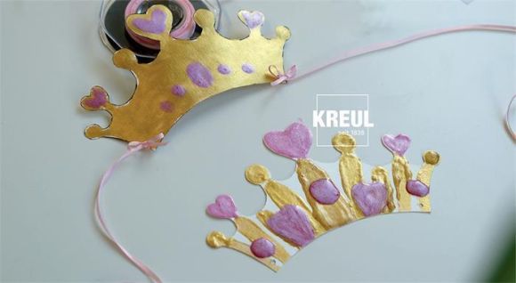 Sada prstových barev blyštivé MUCKI, 4 barvy, 4x150ml, KREUL