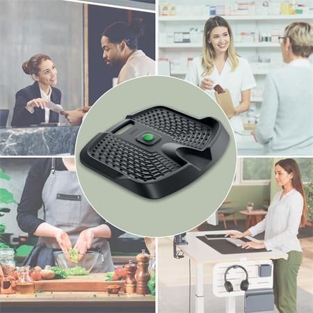 Protiúnavová podložka Ergo Active, šedá, ergonomická, pro práci vestoje, LEITZ 53730089 Protiúnavová podložka Ergo Active, šedá, ergonomická, pro práci vestoje, LEITZ 53730089