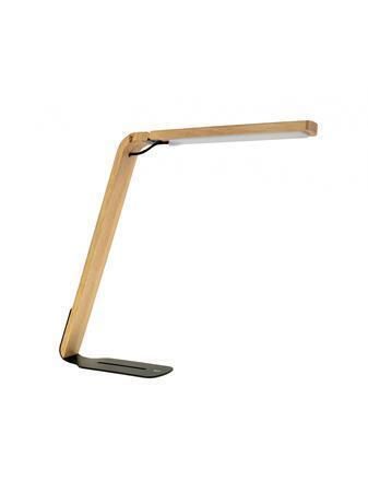 Stolní lampa LEDAIKA, přírodní dřevo/černá, LED, 4 W, ALBA LEDAIKA