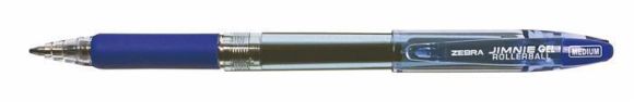 11652 Gelové pero Jimnie, modrá, 0,38 mm, s víčkem, ZEBRA