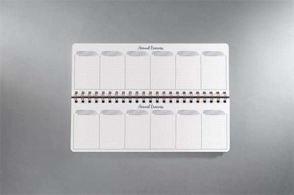 Kalendář Jolie, Apricot Inspiration, stolní, volně stojící, nedatovaný, SIGEL JP101