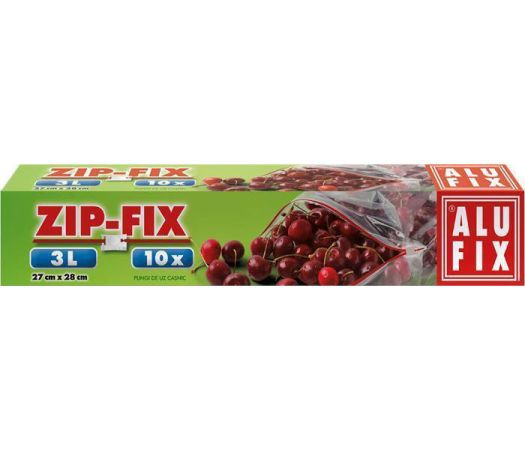Sáčky Zip Fix, se zavíráním, 3 l, 10 ks, ALUFIX ,balení 10 ks