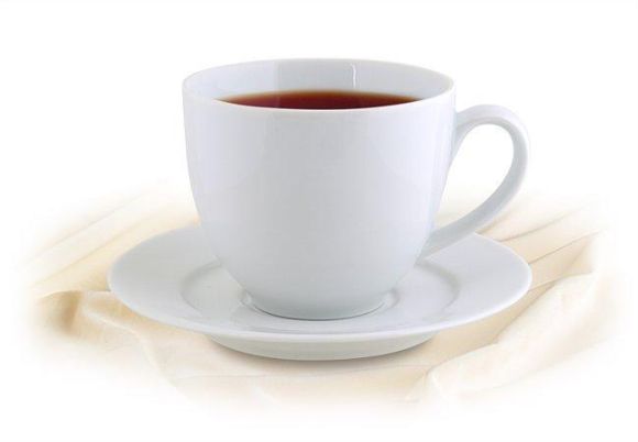 Čajový set, porcelánový, 38 cl, ROTBERG Basic, bílý