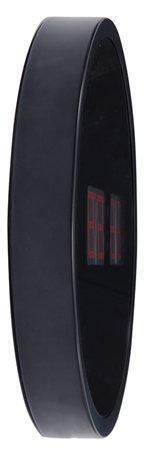 Nástěnné hodiny, LCD displej, černá, 30cm, ALBA Horled