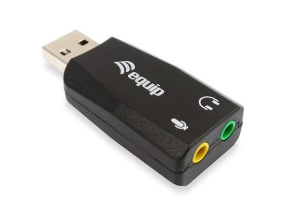 Audio adaptér Life, 3,5mm jack-to-USB převodník, EQUIP 245320