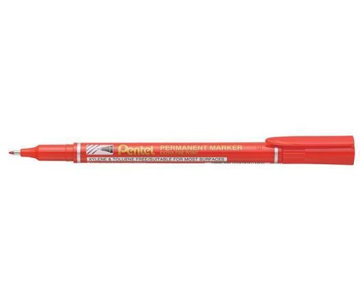 Permanentní popisovač NF450, červená, 0,5 mm, PENTEL NF450-B