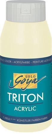 Akrylová barva TRITON SOLO GOYA, slonovinová, 750 ml, KREUL