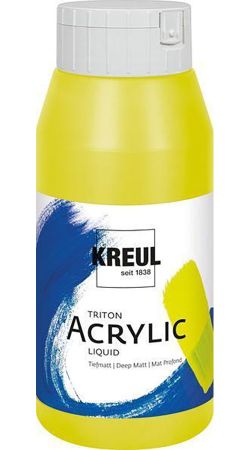 Akrylová barva TRITON SOLO GOYA, francouzské chmelové zlato, 750 ml, KREUL
