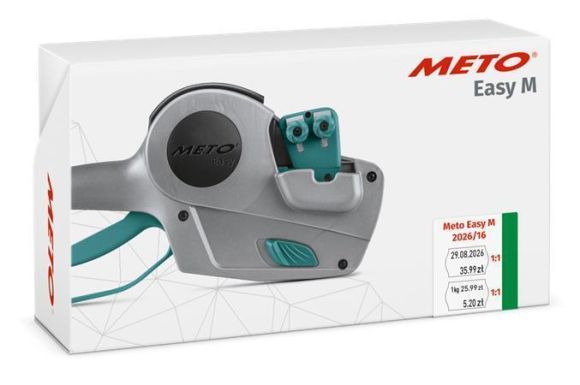 Etiketovací kleště Easy M 2026/16, 2 řádkové, 10+10 znaků, METO 30014340 Etiketovací kleště Easy M 2026/16, 2 řádkové, 10+10 znaků, METO 30014340