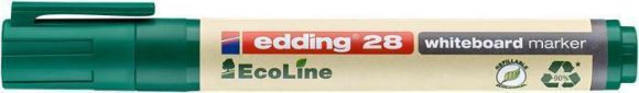 Popisovač na bílou tabuli a flipchart 28 EcoLine, zelená, 1,5-3 mm, kuželový hrot, EDDING 4-28004