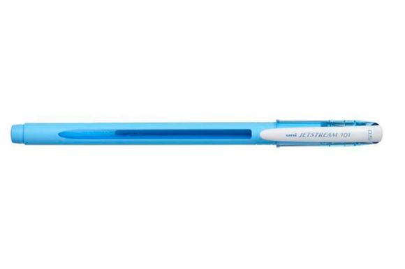 Kuličkové pero SX-101 Jetstream, sv.modrá, 0,24mm, s uzávěrem, UNI