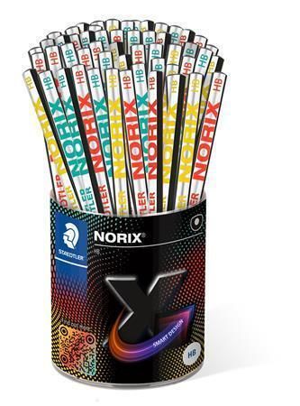 Grafitová tužka Norix 181, displej/72 ks, mix barev, HB, STAEDTLER 181 KP72 Grafitová tužka Norix 181, displej/72 ks, mix barev, HB, STAEDTLER 181 KP72
