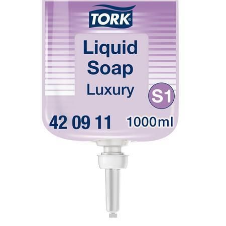 420911 Tekuté mýdlo Luxury, fialová, 1 l, systém S1, TORK