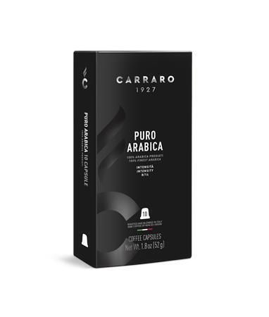 Kávové kapsle Puro Arabica, kompatibilní s Nespresso, 10 ks, CARRARO CAR040 ,balení 10 ks