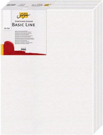 Malířské plátno Basic Line 40 x 50 cm, sada 3ks, KREUL ,balení 3 ks