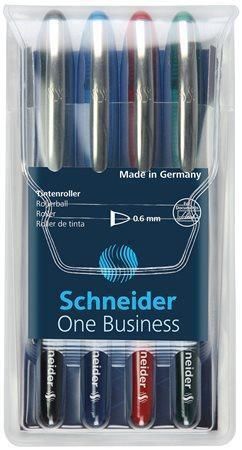 Roller One Business, sada, 4 barvy, 0,6 mm, SCHNEIDER