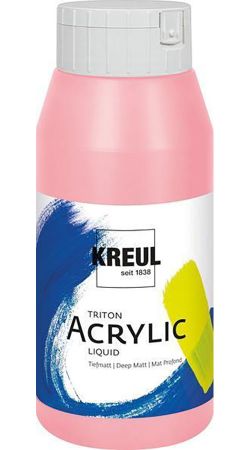 Akrylová barva TRITON SOLO GOYA, růžová, 750 ml, KREUL