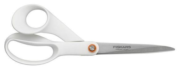 Nůžky Functional Form, bílá, 21 cm, FISKARS