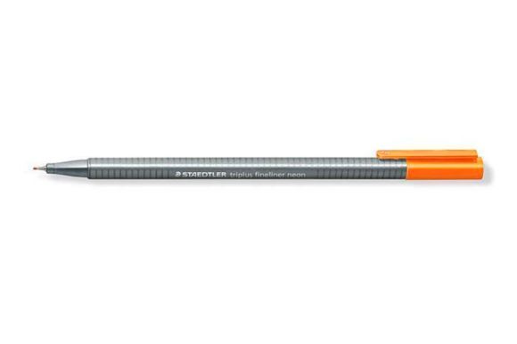 Liner Triplus 334, neon oranžová, 0,3 mm, STAEDTLER