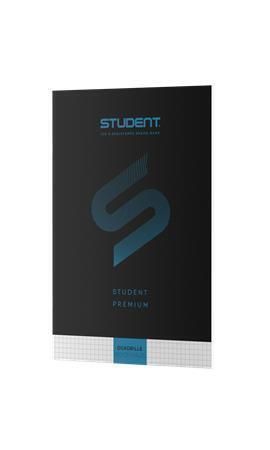 Sešit Student Premium, 81-32, černá, A4, čtverečkovaný, 32 listů, ICO 7500107006