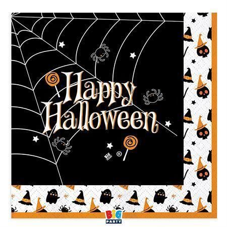 Ubrousky Halloween, 33 x 33 cm, 16 ks/balení, 2370076318 ,balení 16 ks