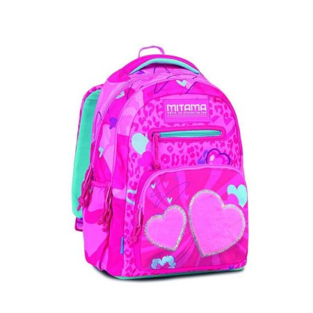 Školní batoh New Plus, srdce, MITAMA 64737