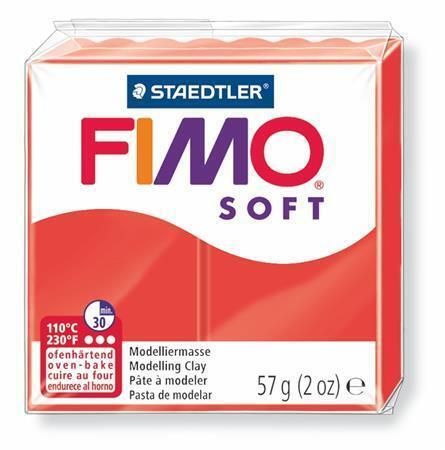 FIMO® soft 8020 56g červená