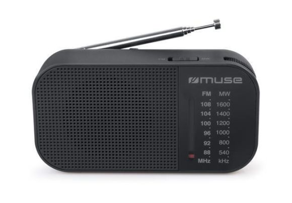 Přenosné rádio M-025R, černá, MUSE M-025 R