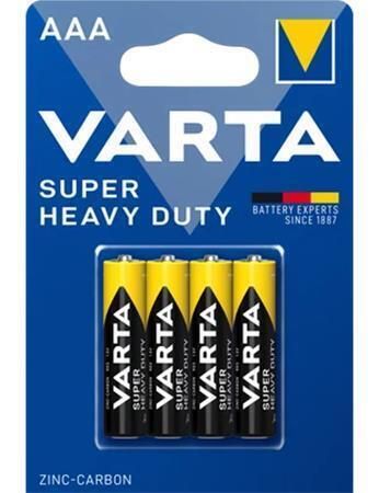 Baterie Super Heavy Duty, AAA, 4 ks, VARTA 2003101414 Baterie Super Heavy Duty, AAA, 4 ks, VARTA 2003101414