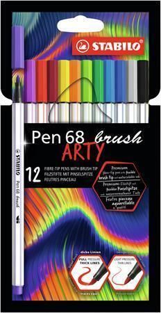 Fixy Pen 68, 12 barev, 1 mm, STABILO