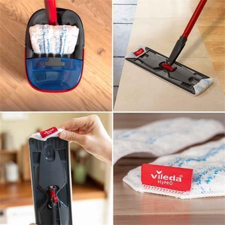 Návlek na plochý mop H2PrO, mikrovlákno, 1 ks, VILEDA Návlek na plochý mop H2PrO, mikrovlákno, 1 ks, VILEDA