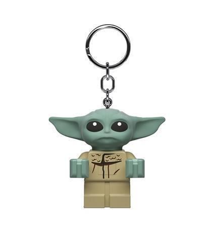 Klíčenka s LED osvětlením Star Wars The Mandolarian - Grogu, LEGO LGL-KE179AH