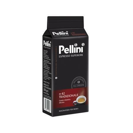 Káva mletá, pražená, 250 g, PELLINI Tradizionale