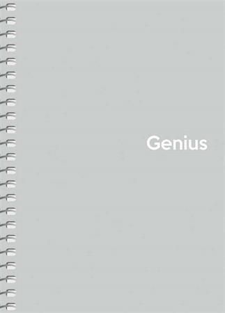 Spirálový sešit Genius Pastel, mix motivů, čtverečkovaný, A6, 80 listů, PP desky, SHKOLYARYK A6-08