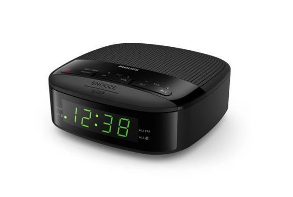 Radiobudík TAR3205, černá, s digitálními hodinami, PHILIPS TAR3205/12